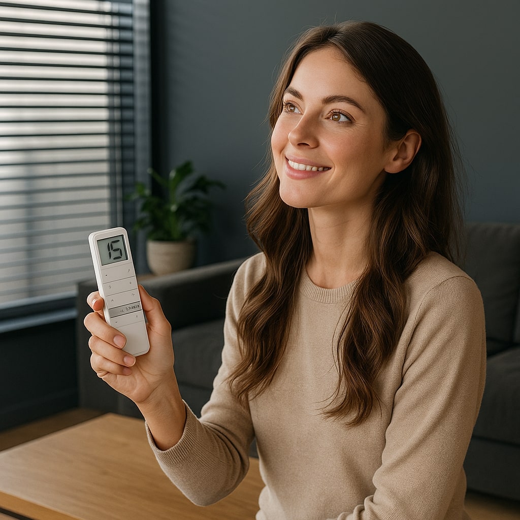 smart home 15 csatornás zsaluzia távirányító