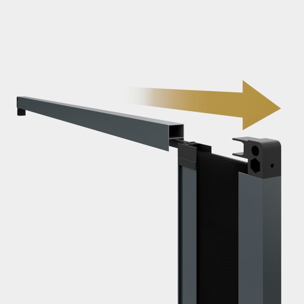 pliszé szúnyogháló ajtó felszerelése