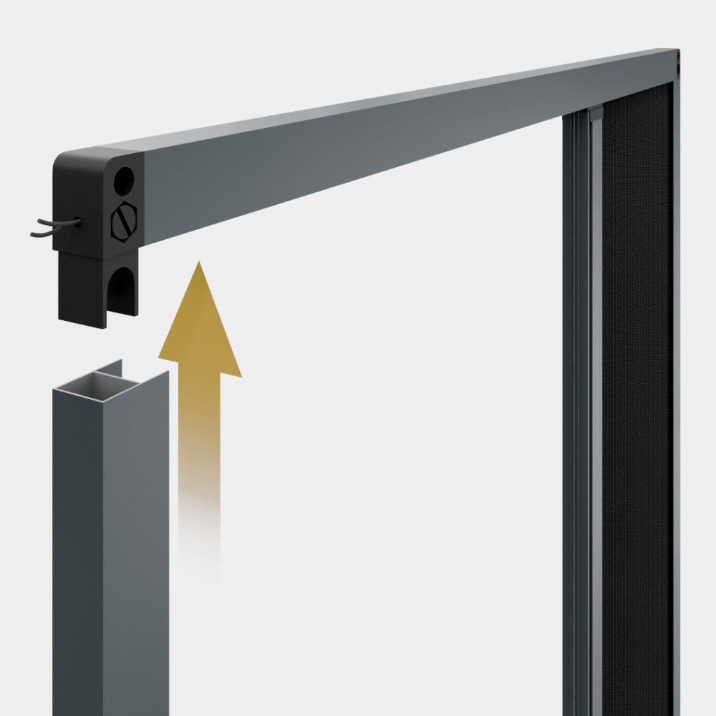 pliszé szúnyogháló ajtó felszerelése